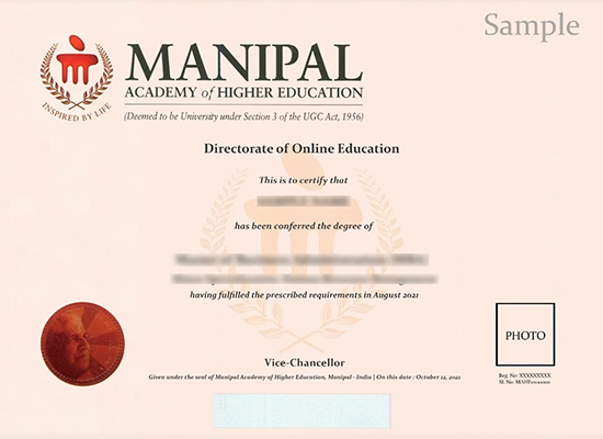 Manipal Certificate