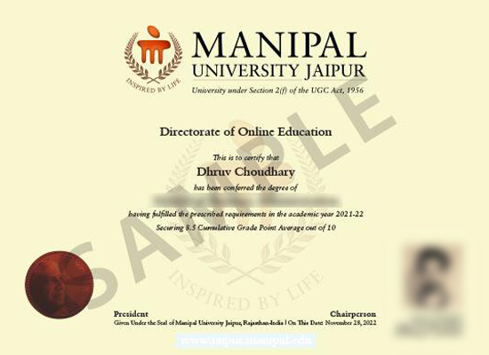 Manipal Certificate